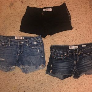Lot of 3 size 4 shorts